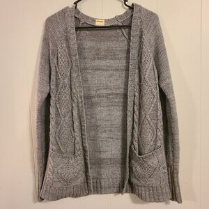 5/$10 Gray comfy & warm sweater cardigan